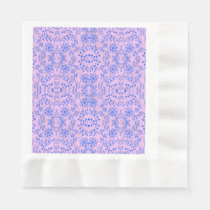 Guardanapo De Papel Padrão vegetal A08.b boho. roxo BG