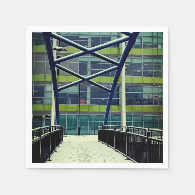 Guardanapo De Papel Padrão verde (Frente)