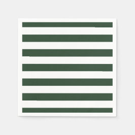 Guardanapo De Papel Padrão verde e branco de caça elegante