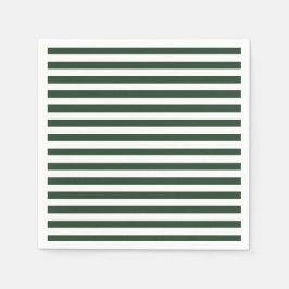 Guardanapo De Papel Padrão verde e branco de caça elegante