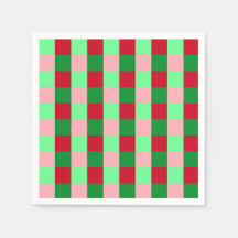 Padrão Xadrez de Natal Contemporâneo