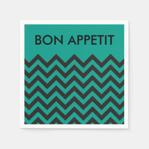 Guardanapo De Papel Padrão ZIGZAG - preto + fundo e texto