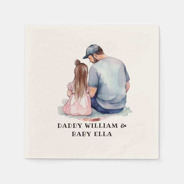 Guardanapo De Papel Padre e Filha Bond (7) (Frente)