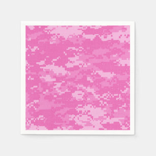 Guardanapo De Papel Padrões de Camuflagem ACU-ARMY cor-de-rosa Nápol