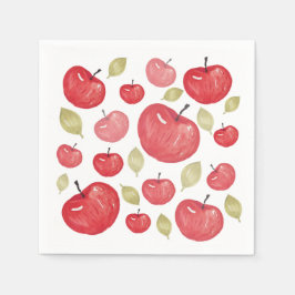 Guardanapo De Papel Padrões de Maçã pintados à mão