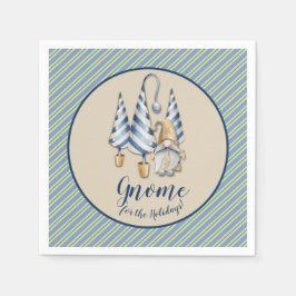 Guardanapo De Papel Página inicial do Gnomo de Natal para as Férias