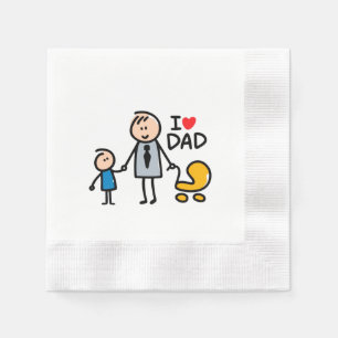 Guardanapo De Papel Pai de amor