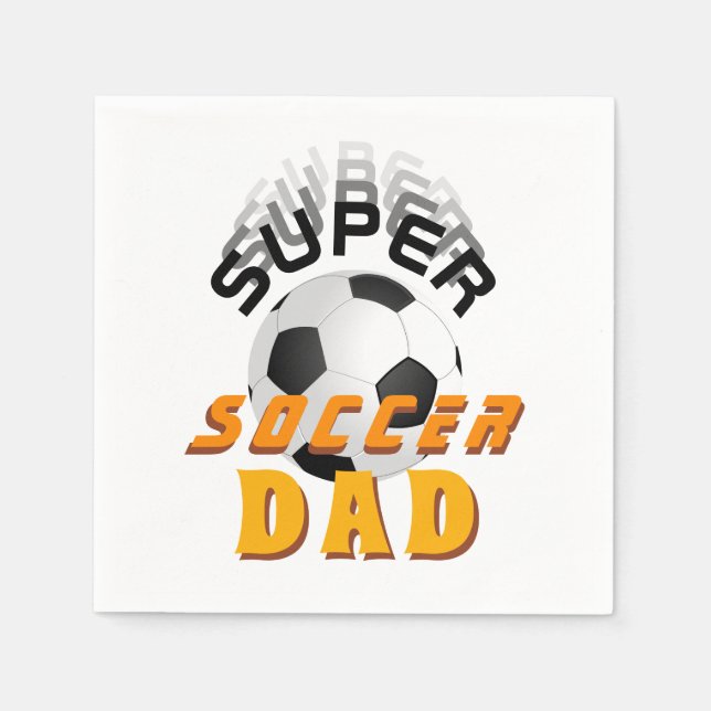 Guardanapo De Papel Pai de Futebol Super Futebol Esportivo Padre (Frente)