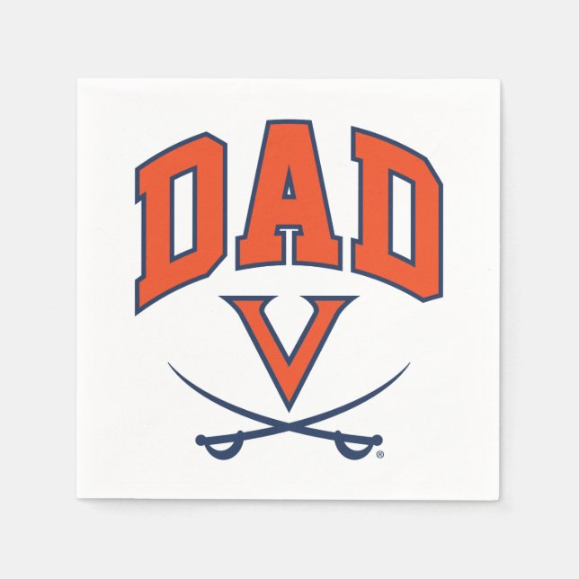 Guardanapo De Papel Pai dos Virginia Cavaliers (Frente)