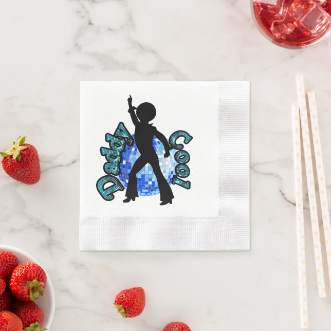Guardanapo De Papel Pai Legal Dança de Disco Pai Dia Napkins (Insitu)