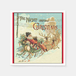 Guardanapo De Papel Pai Natal Vintage Papai Noel