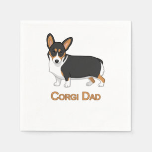 Guardanapo De Papel Pai Trapos de Cachorro Pembroke Corgi, Tricolor pr