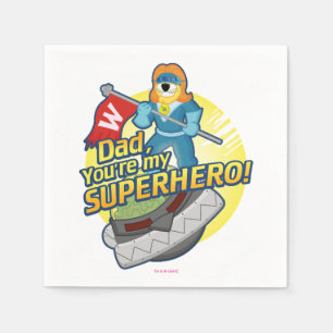 Guardanapo De Papel Pai, você é meu super-herói