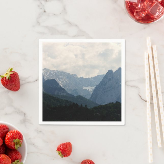 Guardanapo De Papel País de Foto Natural dos Alpes (Insitu)
