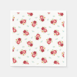 Guardanapo De Papel País rosa vermelha, bonito e Bonito