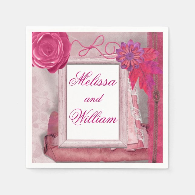 Guardanapo De Papel País Russo Bonito Roxo (Frente)