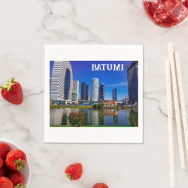 Guardanapo De Papel Paisagem da Arquitetura do Batumi Georgia
