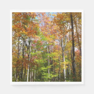 Guardanapo De Papel Paisagem de outono de Floresta II