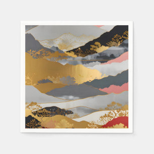 Guardanapo De Papel Paisagem Japonesa