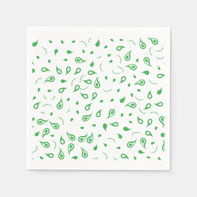 Guardanapo De Papel Paisley Flourish Napkin (Frente)