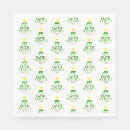 Guardanapo De Papel Palavras de Natal Árvore de Natal