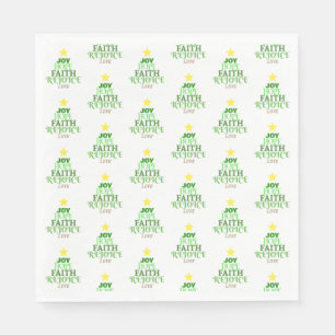 Guardanapo De Papel Palavras de Natal Árvore de Natal