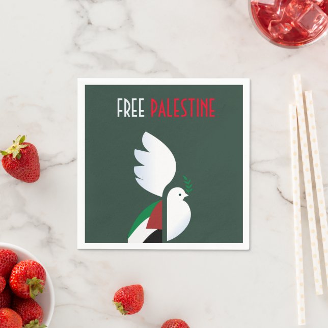 Guardanapo De Papel Palestina livre (Insitu)