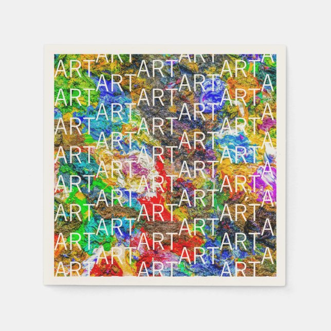 Guardanapo De Papel Paleta de cores (Frente)