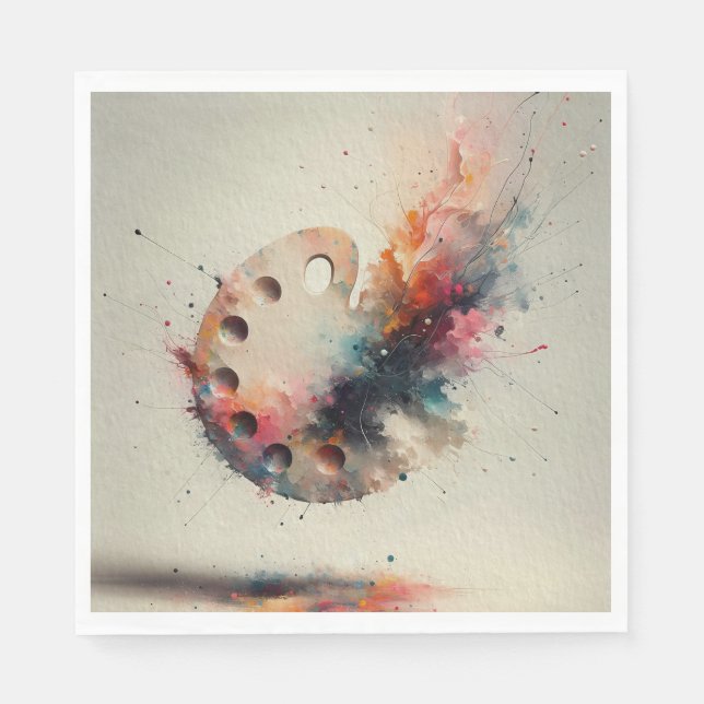 Guardanapo De Papel Palette of Creation Paper Napkin (Frente)