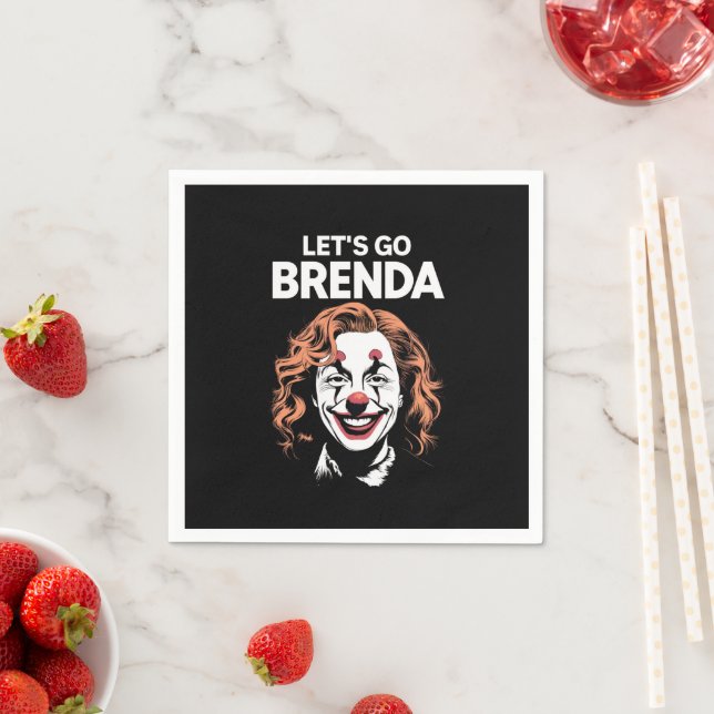 Guardanapo De Papel Palhaça Kamala Vamos Lá Brenda (Insitu)