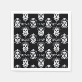 Guardanapo De Papel Palhaços Assustadores Festa de Halloween Spooky