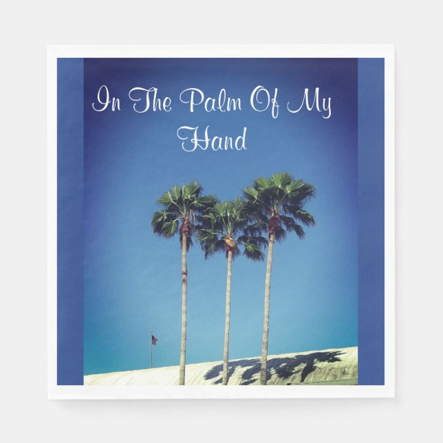 Guardanapo De Papel Palm Tree (Frente)