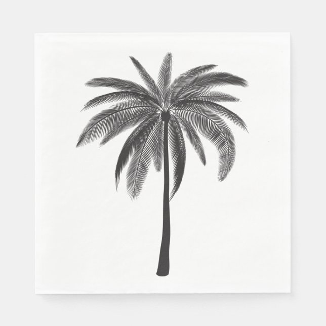 Guardanapo De Papel Palm Tree Paper Napkin (Frente)