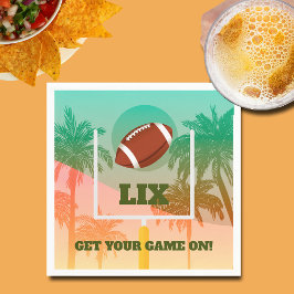 Guardanapo De Papel Palm Trees e Partido de Futebol