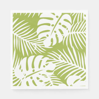Guardanapo De Papel Palma Verde Tropical Folha de Papel Napkin
