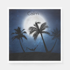 Guardanapo De Papel Palmeiras ao luar