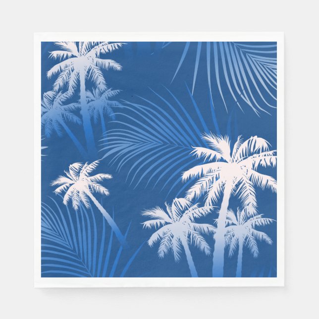 Guardanapo De Papel Palmeiras de Verão (Frente)