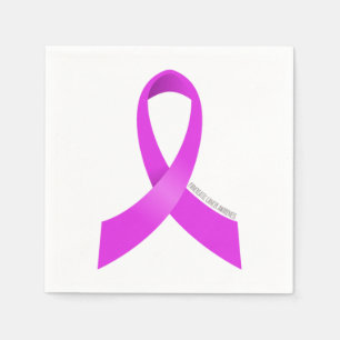 Guardanapo De Papel Pancreatic Cancer Awareness Ribbon
