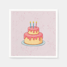 Guardanapo De Papel Panda Birthday