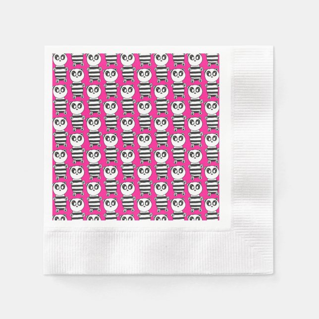 Guardanapo De Papel Panda Kids (Frente)