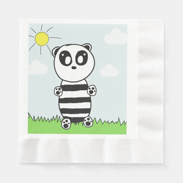 Guardanapo De Papel Panda Kids (Frente)