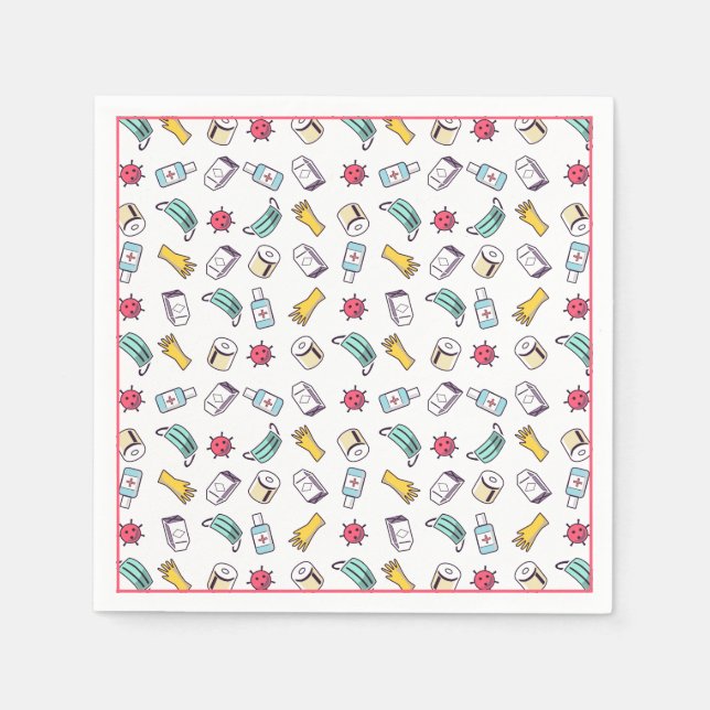 Guardanapo De Papel Pandemia (Frente)