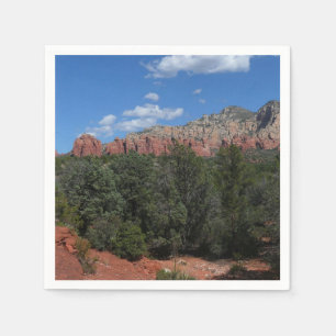 Guardanapo De Papel Panorama das Rochas Vermelhas na Arizona de Sedona