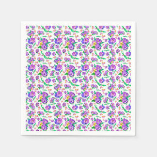 Guardanapo De Papel Pansies Papel Padrão Napkin