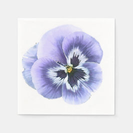 Guardanapo De Papel Pansy Face Purple