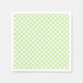 Guardanapo De Papel Pão Verde Gingham, Pau-rosa, Napkins