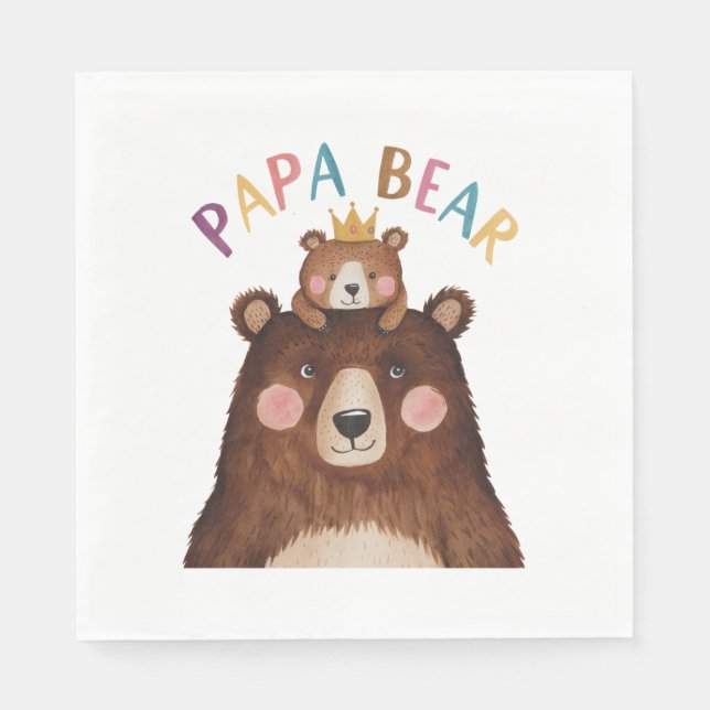 Guardanapo De Papel Papa Bear (Frente)