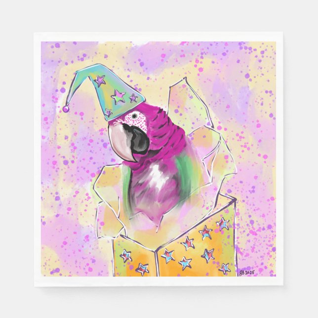 Guardanapo De Papel Papagaio (Frente)