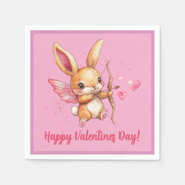 Guardanapo De Papel Papagaio-Cupido de Choque (Frente)