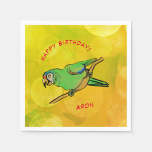Guardanapo De Papel Papagaio de aniversário